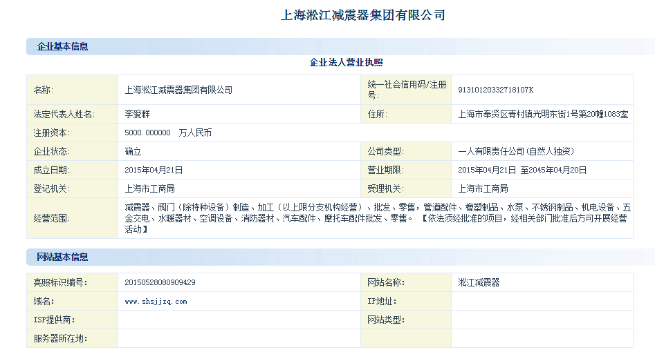 热烈祝贺上海淞江减震器集团公司摘得集团*照