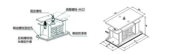 ZTF可调式弹簧减震器，上海ZTF可调式弹簧减震器，淞江ZTF可调式弹簧减震器