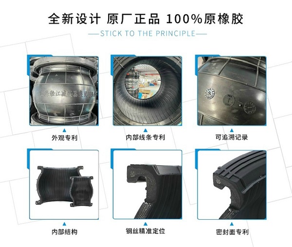 上海10公斤挠性橡胶接头巧妙组合设计